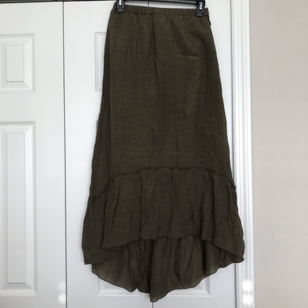 BCX Hi-low maxi skirt